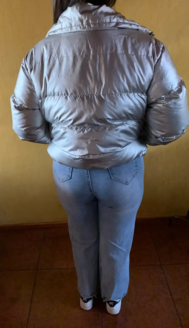 Chaqueta plateada brillante - 2