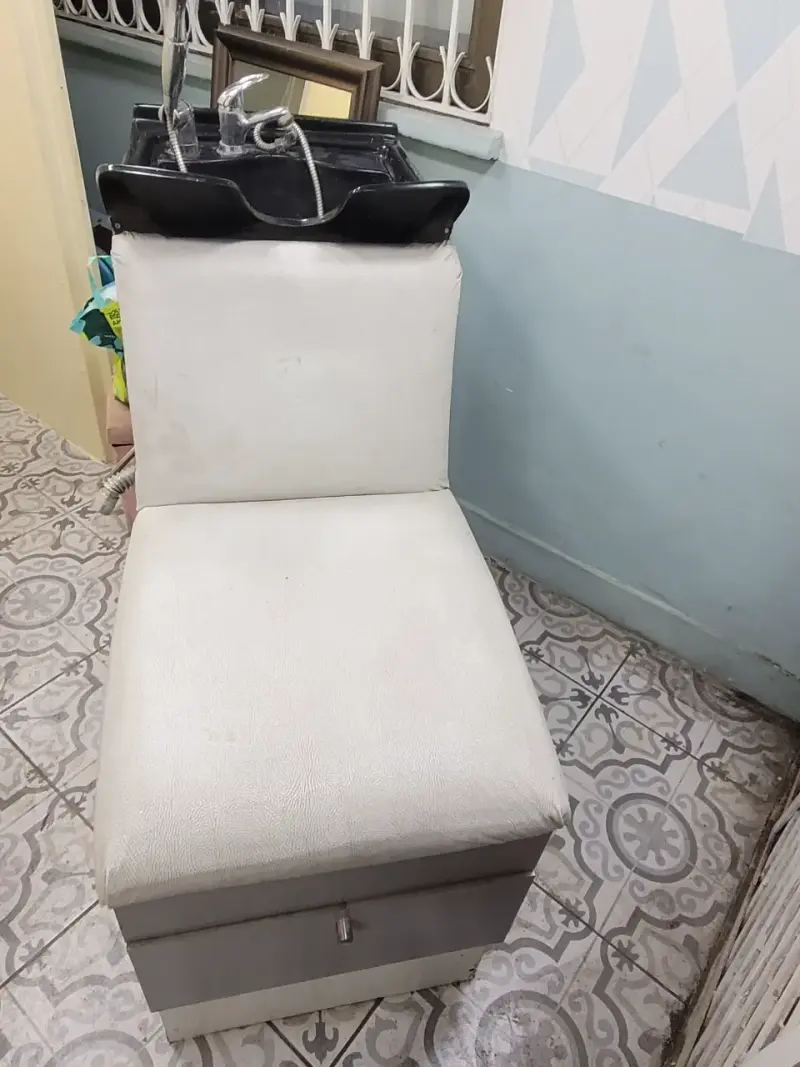 Sillón lavapelo peluquería con spa de pies - 5