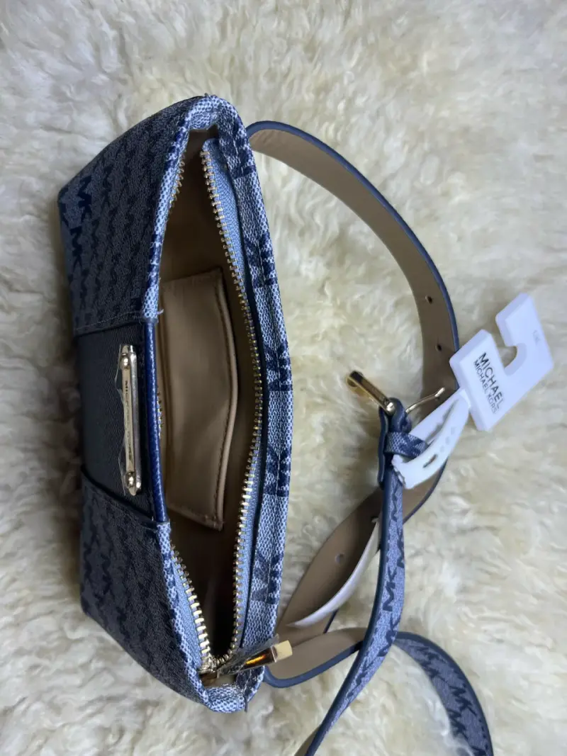 Lo necesito…Bandolera Michael Kors azul a patrón - 3