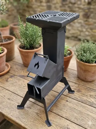 Cocina rocket de acero - miniatura 1