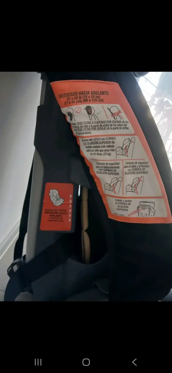 Silla de auto Graco gris - 3