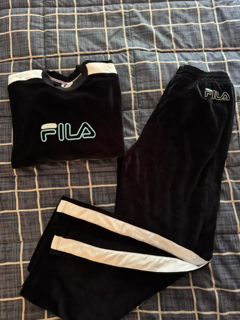 Conjunto deportivo FILA negro talla M - 1