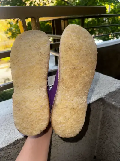 Botines morados de gamuza nuevos talla 39 - miniatura 4
