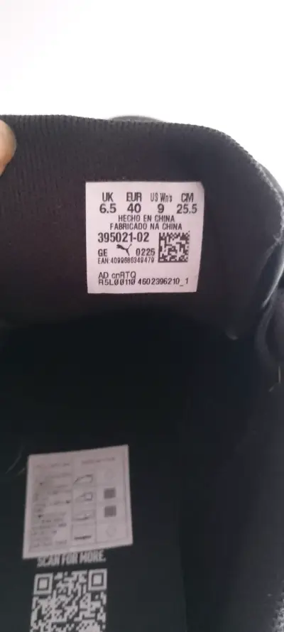 Zapatillas negras Puma clásicas - miniatura 5