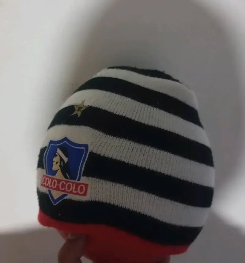 Gorro Colo-Colo rayado - 1