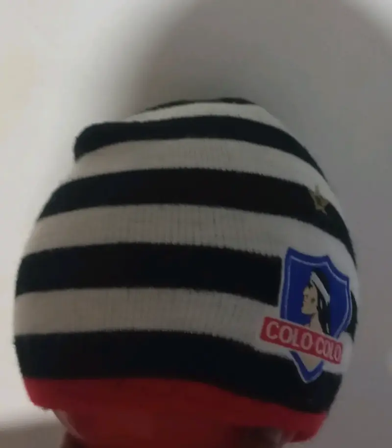 Gorro Colo-Colo rayado - 2