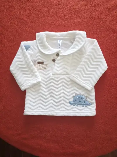 Chaleco polar azul para niño - miniatura 5