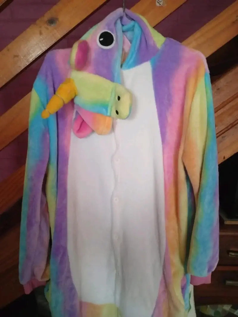 Pijama unicornio multicolor