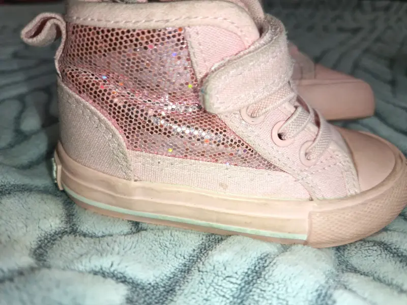Zapatillas rosadas brillantes - 3