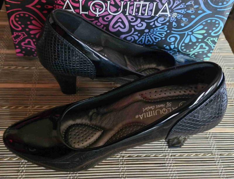 Zapatos negros charol talla 38 - 2