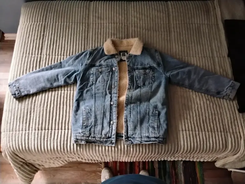 Chaqueta de mezclilla con forro - 1