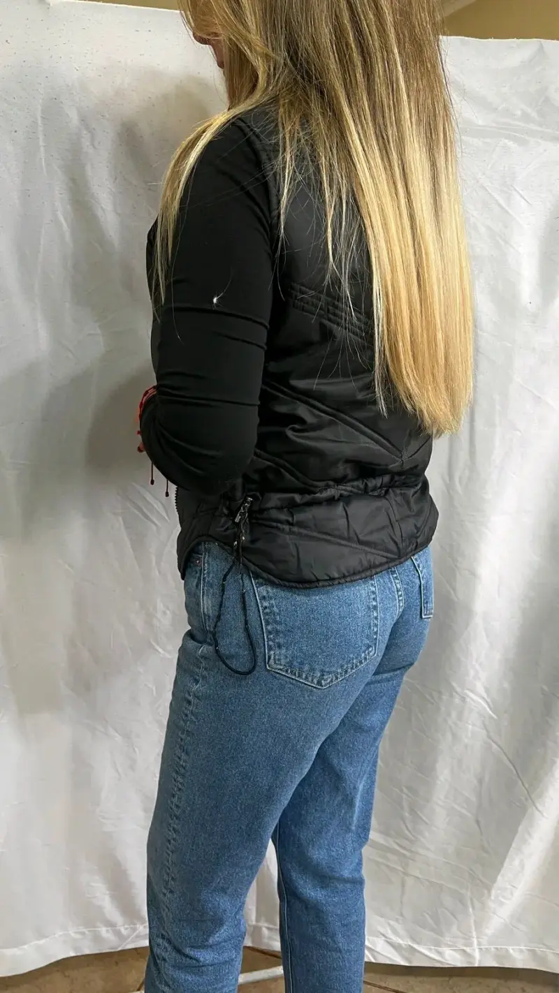 Chaleco negro impermeable - 3