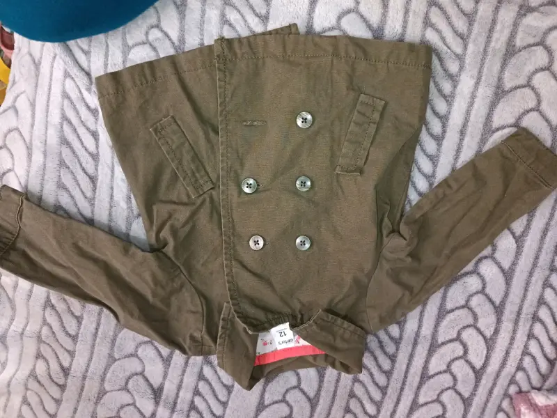 Chaqueta infantil verde oliva