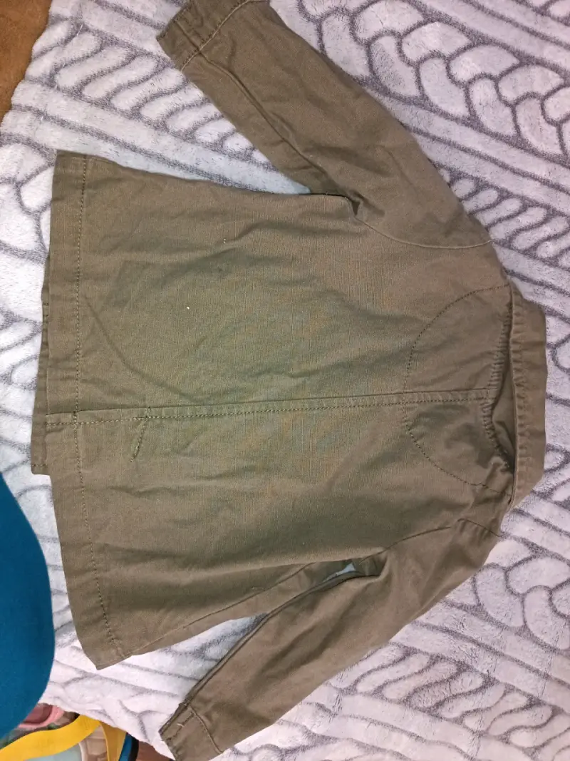 Chaqueta infantil verde oliva - 2