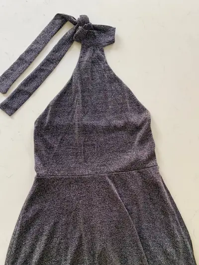 Vestido halter brillante - miniatura 1