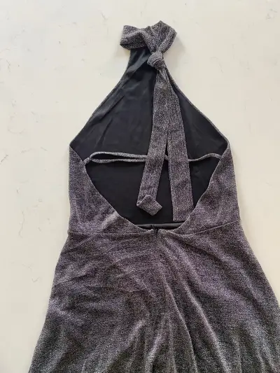 Vestido halter brillante - miniatura 2