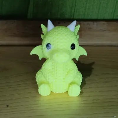 Dragón Crochet Múltiples colores - miniatura 1