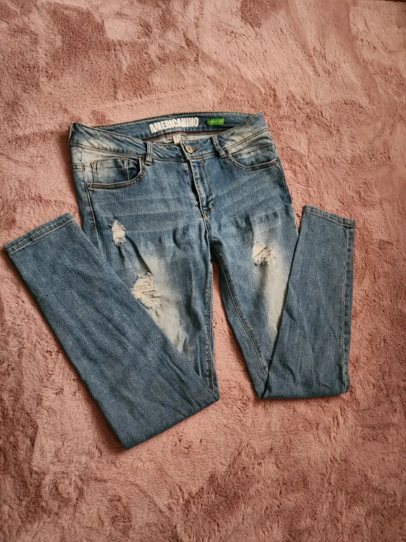 Jeans azul desgastado / T42 - 2