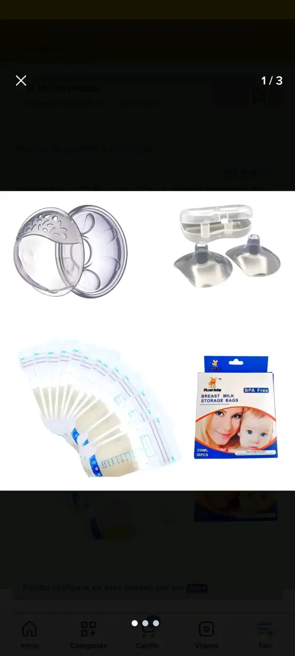 Amapolas para recolección de leche materna - 2
