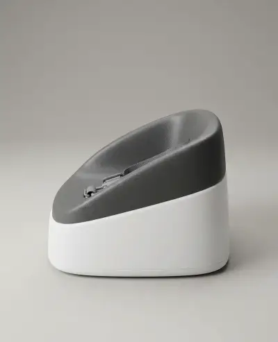 Asiento elevador infantil gris - miniatura 2