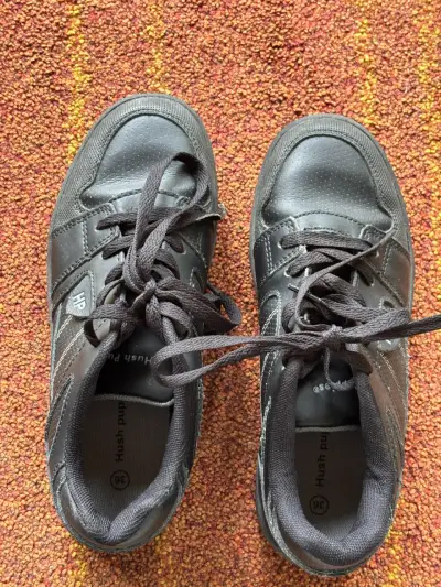 Botines negros de cuero 36 - miniatura 1