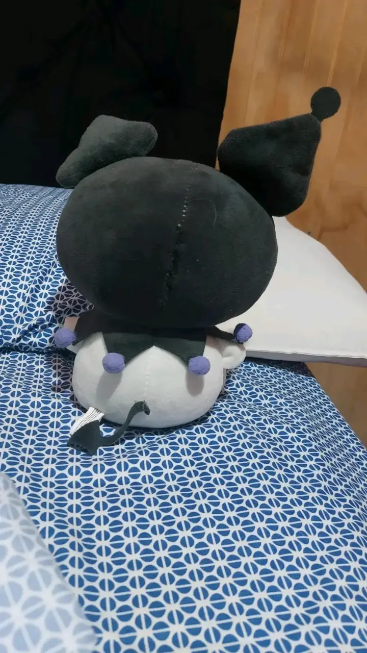 Peluche de Kuromi negro y blanco - 2