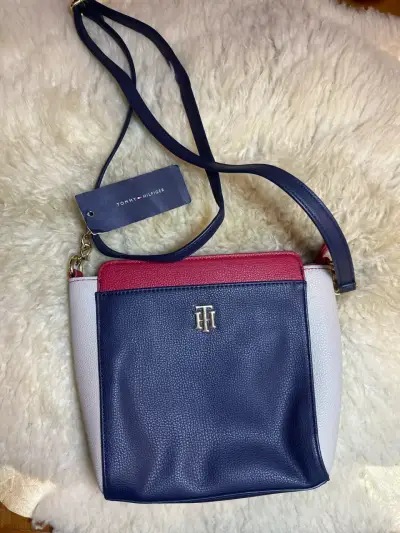 Cartera nueva original Tommy Hilfiger tricolor - miniatura 1