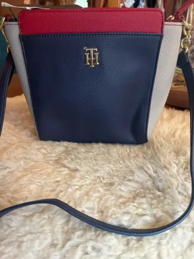 Cartera nueva original Tommy Hilfiger tricolor - miniatura 5
