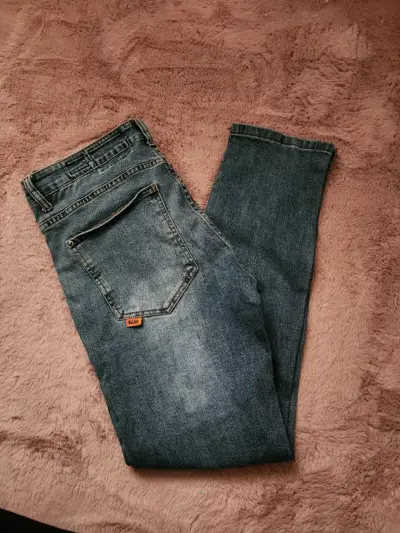 Jeans clásicos azul desgastado/T44 - miniatura 2