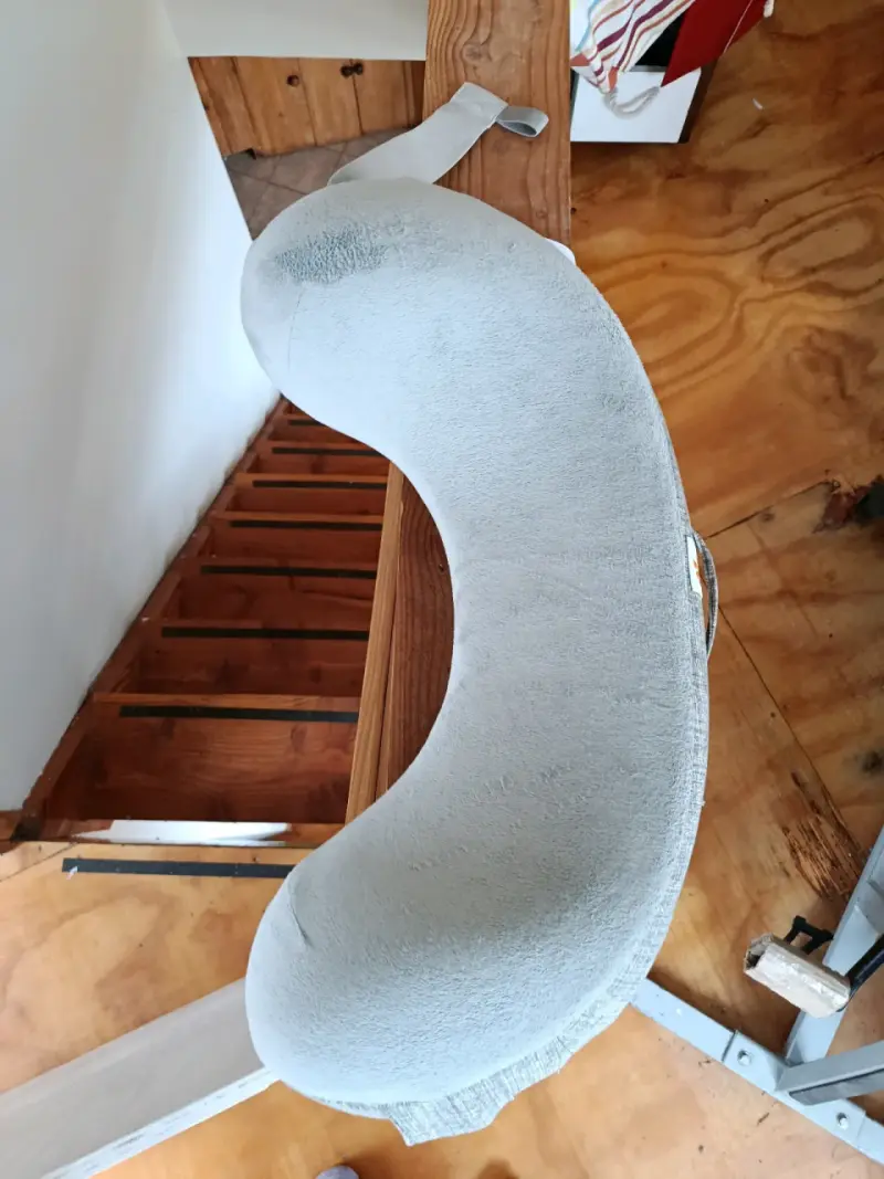 Cojín de lactancia gris ergonómico - 2