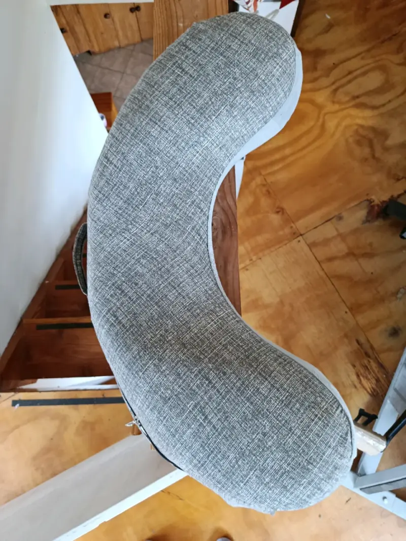 Cojín de lactancia gris ergonómico - 3