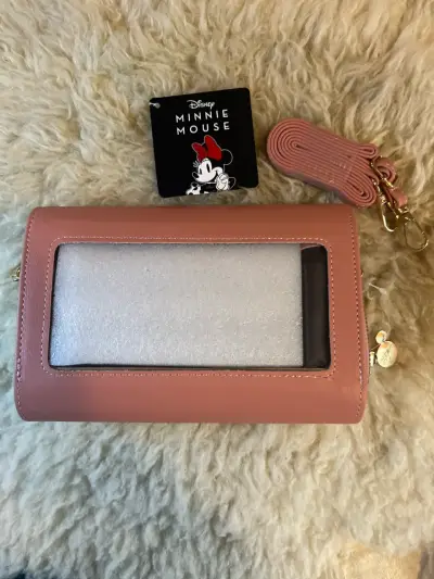 Cartera cross body nueva Minnie Mouse rosa - miniatura 2