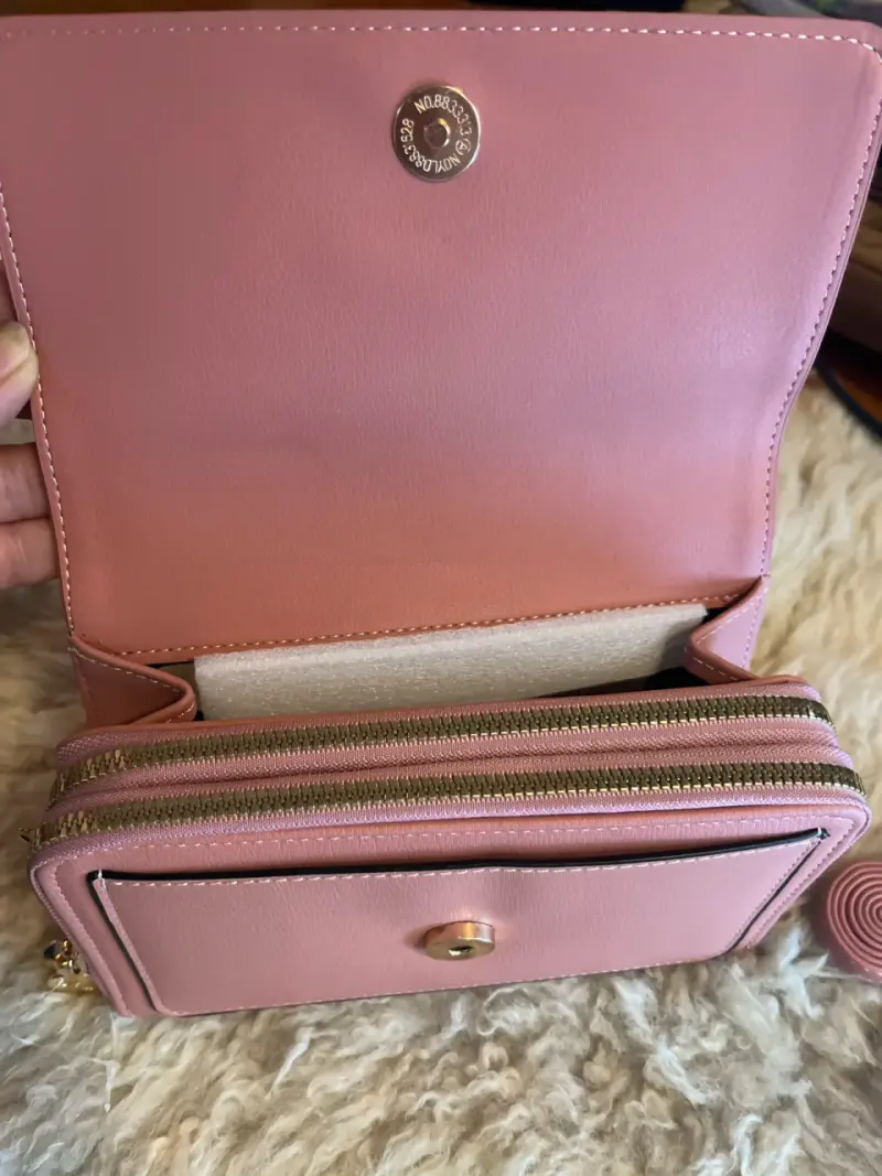 Cartera cross body nueva Minnie Mouse rosa - 4