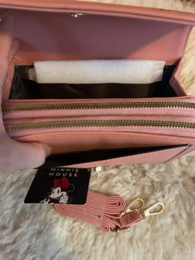 Cartera cross body nueva Minnie Mouse rosa - miniatura 6