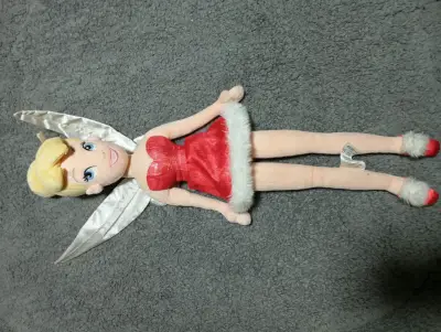 Muñeca de peluche thinkerbell  hada con alas - miniatura 1