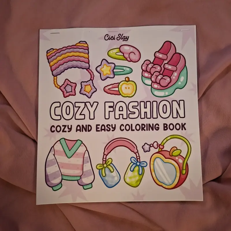 Libro de colorear Cozy Fashion - 1