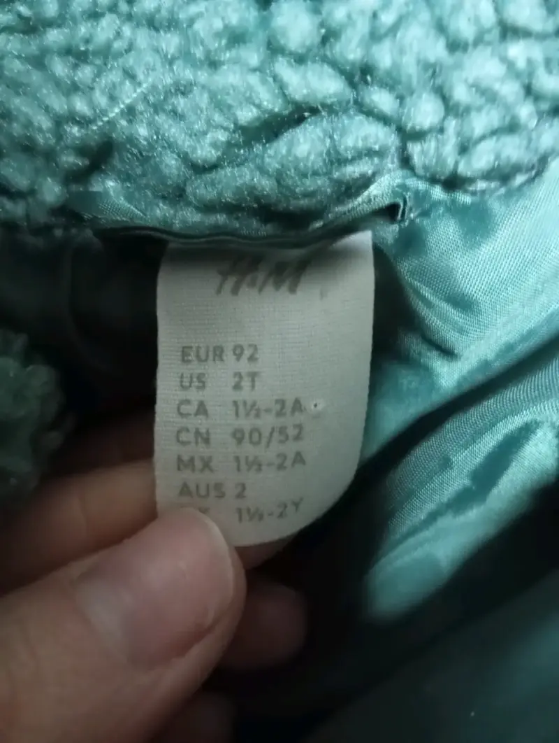Chaqueta infantil polar verde - 2