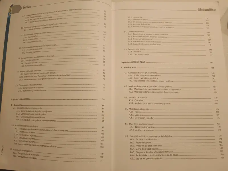 Libro Preparación PAES Matemáticas Cpech - 3
