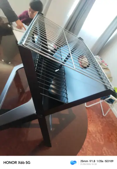 Parrilla portátil metálica - miniatura 1