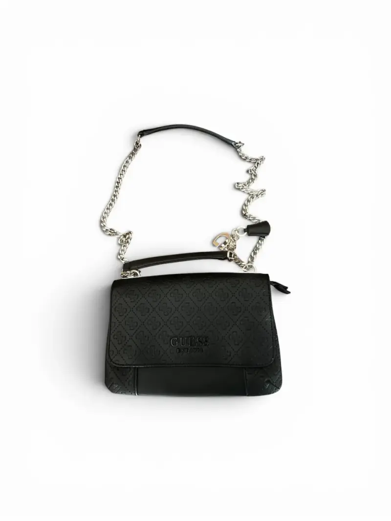 Cartera negra GUESS con diseño - 2