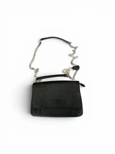 Cartera negra GUESS con diseño - miniatura 2