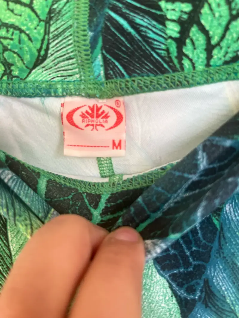 Leggings estampados verdes - 2
