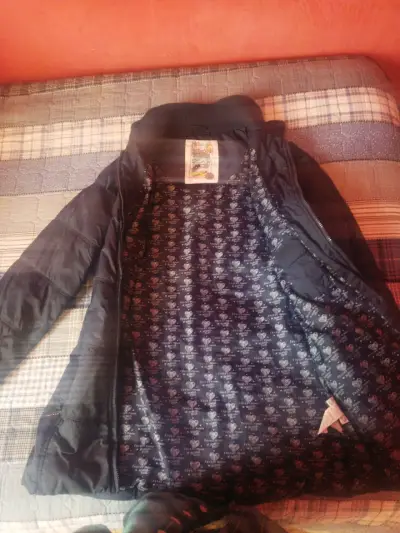 Chaqueta acolchada azul oscura - miniatura 2