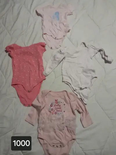 Conjunto ropa bebé floral y rosa - miniatura 6