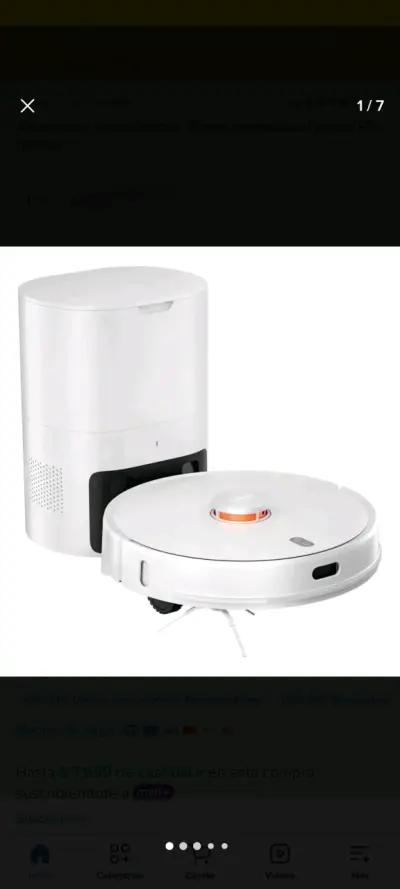 Robot aspiradora Xiaomi LYDSTO R1 Edge - miniatura 1