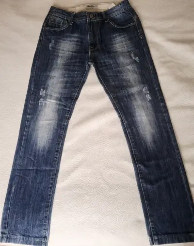 Jeans azul desgastados - miniatura 1
