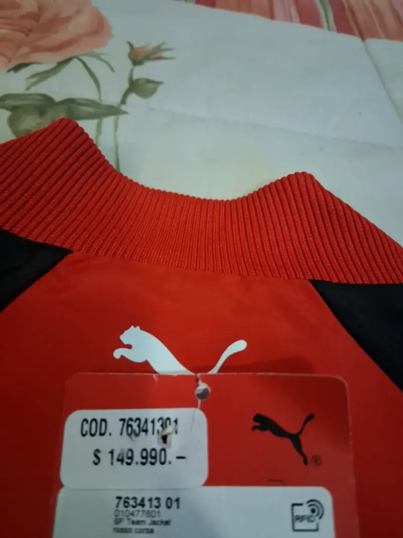 Chaqueta deportiva Ferrari roja - 4