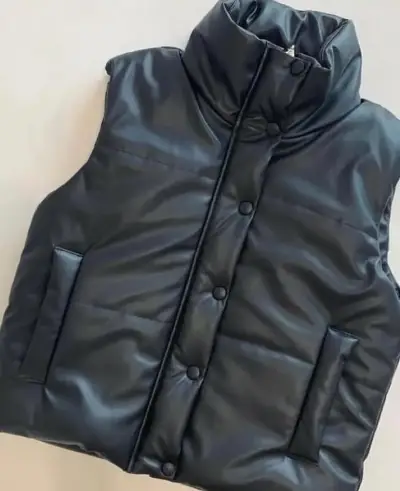 Chaleco acolchado negro talla L y 10 - miniatura 2