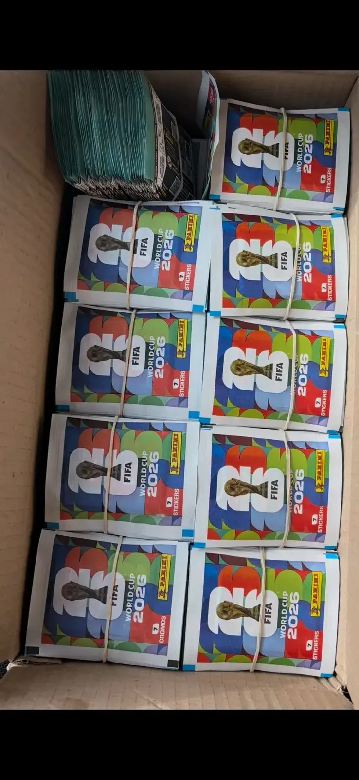 Pack de 5 sobres Álbum mundial 2026