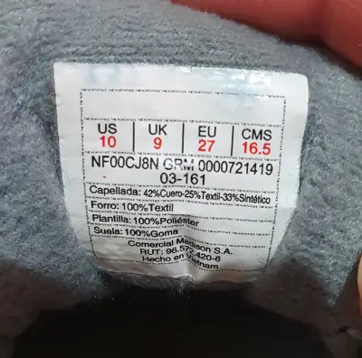 Zapatillas The North Face azules - miniatura 4